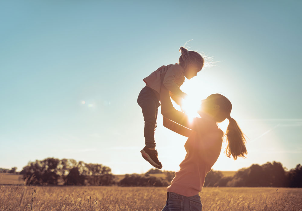Mother daughter outdoors — Nelson Jones Legal, Utah attorneys